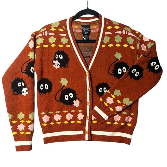 Her Universe Sweaters - Her Universe Studio Ghibli Spirited Away Soot Sprite Cardigan XS